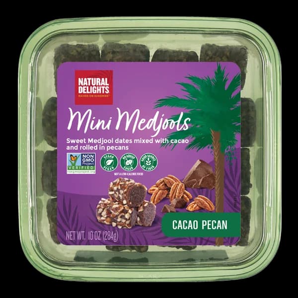 Cacao Pecan Medjool date package